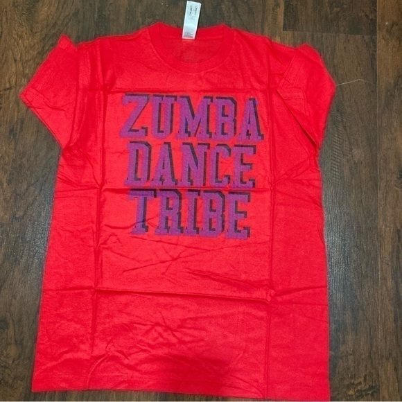 ZUMBA T-Shirt “ZUMBA DANCE TRIBE” customazible 100% cotton Large new - Picture 3 of 6